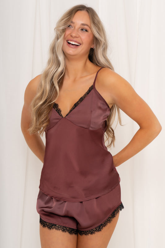 Tulip Silk Set Mocha