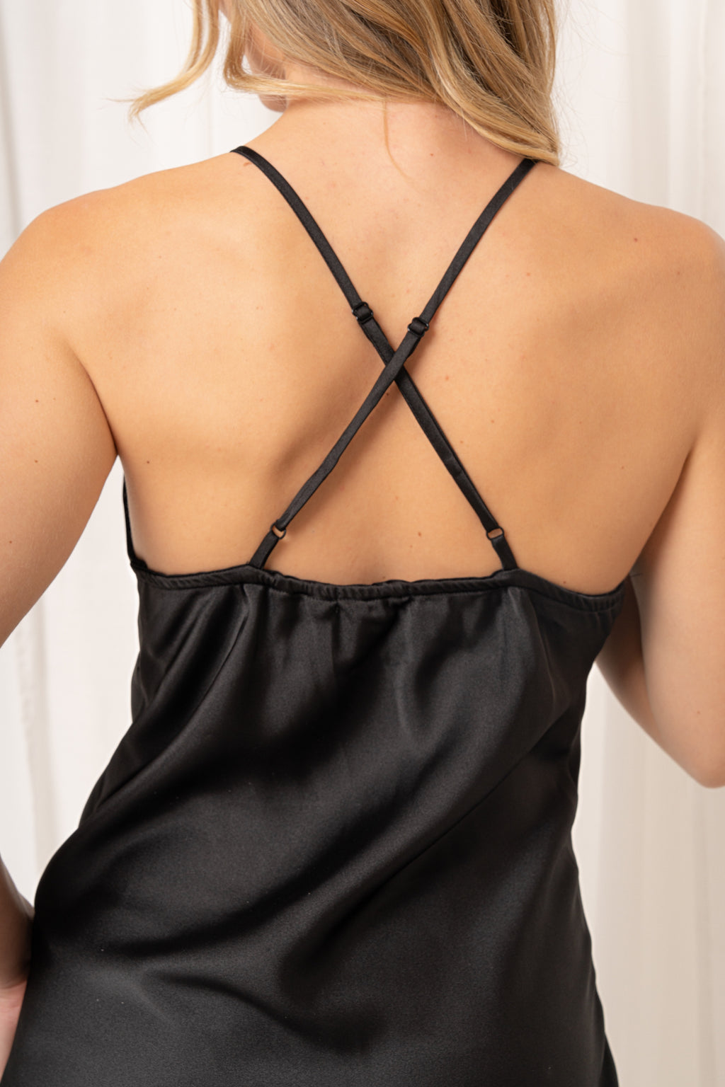 Iris Silk Slip Midnight